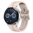 For Huawei Watch GT3 42mm 20mm Loop Silicone Watch Band(Pink) - 1