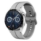 For Huawei Watch GT3 42mm 20mm Loop Silicone Watch Band(Grey) - 1