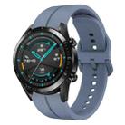 For Huawei Watch GT2 42mm 20mm Loop Silicone Watch Band(Blue) - 1