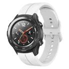 For Huawei Watch 2 20mm Loop Silicone Watch Band(White) - 1