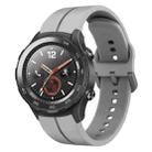 For Huawei Watch 2 20mm Loop Silicone Watch Band(Grey) - 1