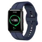 For Honor Watch ES 20mm Loop Silicone Watch Band(Navy Blue) - 1