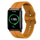 For Honor Watch ES 20mm Loop Silicone Watch Band(Amber Yellow) - 1