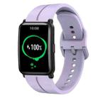 For Honor Watch ES 20mm Loop Silicone Watch Band(Purple) - 1