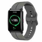 For Honor Watch ES 20mm Loop Silicone Watch Band(Dark Grey) - 1