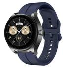 For Huawei Watch Buds 22mm Loop Silicone Watch Band(Navy Blue) - 1