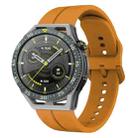 For Huawei Watch GT 3 SE 22mm Loop Silicone Watch Band(Amber Yellow) - 1