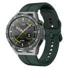 For Huawei Watch GT 3 SE 22mm Loop Silicone Watch Band(Dark Green) - 1