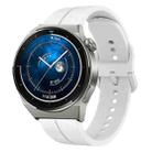 For Huawei Watch GT3 Pro 46mm 22mm Loop Silicone Watch Band(White) - 1