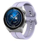 For Huawei Watch GT3 Pro 46mm 22mm Loop Silicone Watch Band(Purple) - 1
