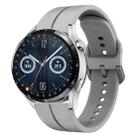 For Huawei Watch GT3 46mm 22mm Loop Silicone Watch Band(Grey) - 1