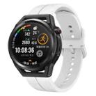 For Huawei Watch GT Runner 22mm Loop Silicone Watch Band(White) - 1