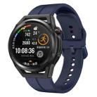 For Huawei Watch GT Runner 22mm Loop Silicone Watch Band(Navy Blue) - 1