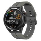 For Huawei Watch GT Runner 22mm Loop Silicone Watch Band(Dark Grey) - 1