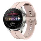 For Huawei Watch 3 Pro 22mm Loop Silicone Watch Band(Pink) - 1