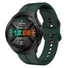 For Huawei Watch GT 2E 22mm Loop Silicone Watch Band(Dark Green) - 1