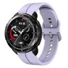 For Honor Watch GS Pro 22mm Loop Silicone Watch Band(Purple) - 1