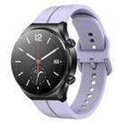 For Xiaomi MI Watch S1 22mm Loop Silicone Watch Band(Purple) - 1