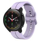 For Xiaomi MI Watch S1 Pro 22mm Loop Silicone Watch Band(Purple) - 1
