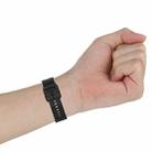 For Xiaomi MI Watch Color 2 22mm Loop Silicone Watch Band(Black) - 5