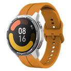 For Xiaomi MI Watch Color 2 22mm Loop Silicone Watch Band(Amber Yellow) - 1