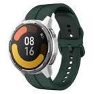 For Xiaomi MI Watch Color 2 22mm Loop Silicone Watch Band(Dark Green) - 1