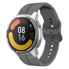 For Xiaomi MI Watch Color 2 22mm Loop Silicone Watch Band(Dark Grey) - 1