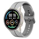 For Xiaomi MI Watch Sport 22mm Loop Silicone Watch Band(Grey) - 1