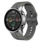 For Xiaomi MI Watch Color 22mm Loop Silicone Watch Band(Dark Grey) - 1