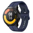 For Xiaomi MI Watch S1 Active 22mm Loop Silicone Watch Band(Navy Blue) - 1