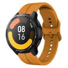 For Xiaomi MI Watch S1 Active 22mm Loop Silicone Watch Band(Amber Yellow) - 1