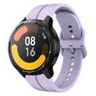 For Xiaomi MI Watch S1 Active 22mm Loop Silicone Watch Band(Purple) - 1