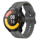 For Xiaomi MI Watch S1 Active 22mm Loop Silicone Watch Band(Dark Grey) - 1