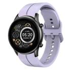 For Xiaomi Haylou RT2 LS10 22mm Loop Silicone Watch Band(Purple) - 1