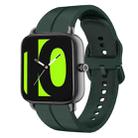 For Xiaomi Haylou RS4 LS12 22mm Loop Silicone Watch Band(Dark Green) - 1