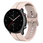 For Amazfit GTR 2e 22mm  Loop Silicone Watch Band(Pink) - 1