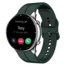 For Amazfit GTR 2 22mm  Loop Silicone Watch Band(Dark Green) - 1