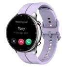 For Amazfit GTR 2 22mm  Loop Silicone Watch Band(Purple) - 1