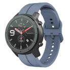 For Amazfit GTR 47mm 22mm  Loop Silicone Watch Band(Blue) - 1