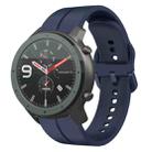 For Amazfit GTR 47mm 22mm  Loop Silicone Watch Band(Navy Blue) - 1