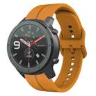 For Amazfit GTR 47mm 22mm  Loop Silicone Watch Band(Amber Yellow) - 1