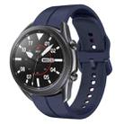 For Samsung Galaxy Watch3 45mm 22mm Loop Silicone Watch Band(Navy Blue) - 1