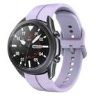 For Samsung Galaxy Watch3 45mm 22mm Loop Silicone Watch Band(Purple) - 1