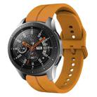 For Samsung Galaxy Watch 46mm 22mm Loop Silicone Watch Band(Amber Yellow) - 1