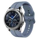 For Samsung Gear S3 Classic 22mm Loop Silicone Watch Band(Blue) - 1