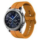 For Samsung Gear S3 Classic 22mm Loop Silicone Watch Band(Amber Yellow) - 1