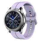 For Samsung Gear S3 Classic 22mm Loop Silicone Watch Band(Purple) - 1