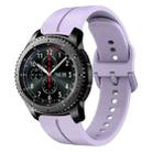 For Samsung Gear S3 Frontier 22mm Loop Silicone Watch Band(Purple) - 1