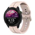 For Garmin Forerunner 255 Music 22mm Loop Silicone Watch Band(Pink) - 1