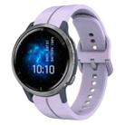 For Garmin Venu 2 22mm Loop Silicone Watch Band(Purple) - 1